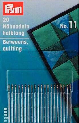 121307 PRYM Иглы ручные д/шитья с тонким острием №11 уп.20шт