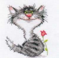 0-86 Набор для вышивания АЛИСА Кис 11х14 см 0-86 Набор для вышивания АЛИСА Кис 11х14 см