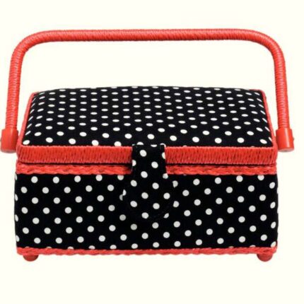 612244 Шкатулка для рукоделия "Polka dots" 24*16*11см, Prym, Германия