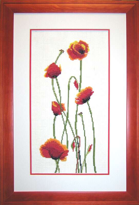 73-91121 Набор для вышивания "Маки" 73-91121 Набор для вышивания "Маки"