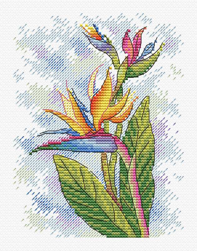 М-424 Набор для вышивания ЖАР-ПТИЦА Очарование свежести 16х12 см М-424 Набор для вышивания ЖАР-ПТИЦА Очарование свежести 16х12 см
