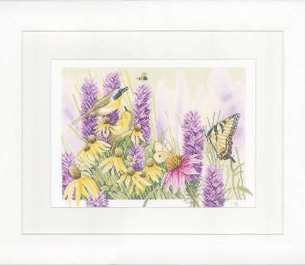 PN-0147540 Набор для вышивания "Butterfly bush and echinacea"