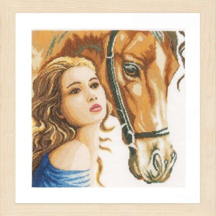 PN-0158324 Набор для вышивания "Woman and horse"