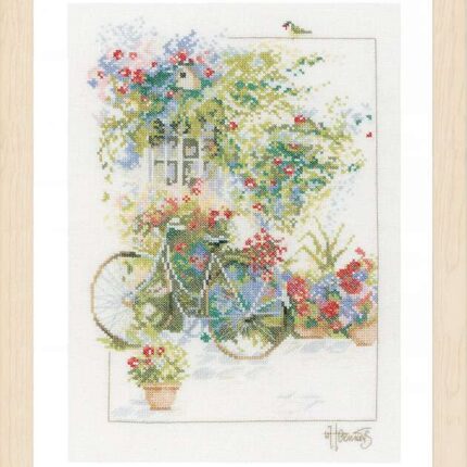 PN-0168447 Набор для вышивания "Flowers & bicycle"