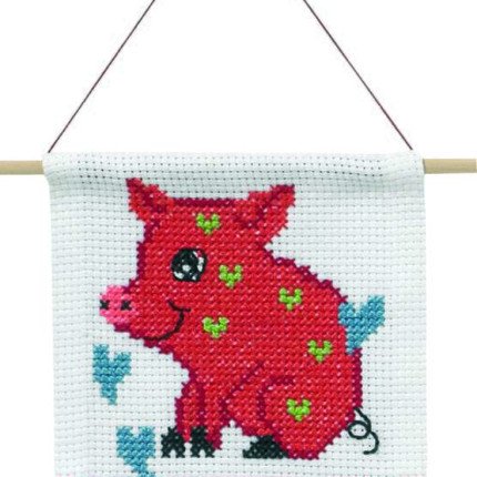 13-4342 Набор для вышивания "Свинка"