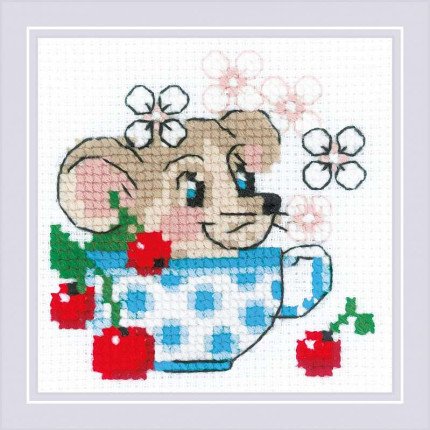 1837 Набор для вышивания РИОЛИС День варенья 10х10 см