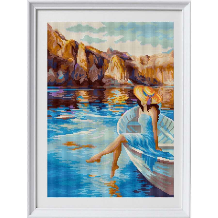 1372 Рисунок на ткани КОНЁК Горное озеро 29х39 см 1372 Рисунок на ткани КОНЁК Горное озеро 29х39 см