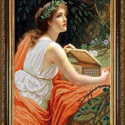 1380 Рисунок на ткани КОНЁК Пандора 29х39 см