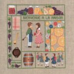 2658 Набор для вышивания:"BIENVENUE SEPTEMBRE" (Добро пожаловать Сентябрь)