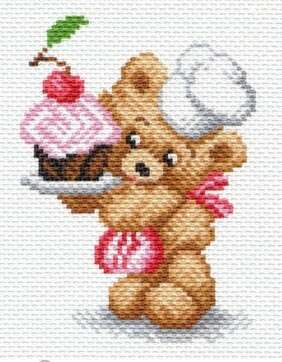 6658/СК Набор для вышивания счетным крестом МАТРЕНИН ПОСАД 16х20 - Кондитер 6658/СК Набор для вышивания счетным крестом МАТРЕНИН ПОСАД 16х20 - Кондитер