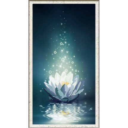 8512 Рисунок на ткани КОНЁК Кувшинка 25х45 см