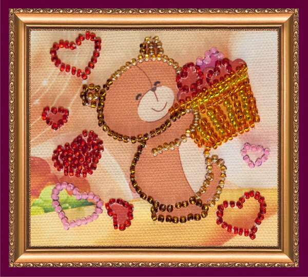 AMA-068 Набор для вышивания с магнитом АБРИС АРТ Лукошко счастья 8х7 см AMA-068 Набор для вышивания с магнитом АБРИС АРТ Лукошко счастья 8х7 см