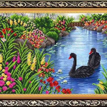К-3508 Рисунок на ткани бисером БЛАГОВЕСТ На пруду 31х44 см
