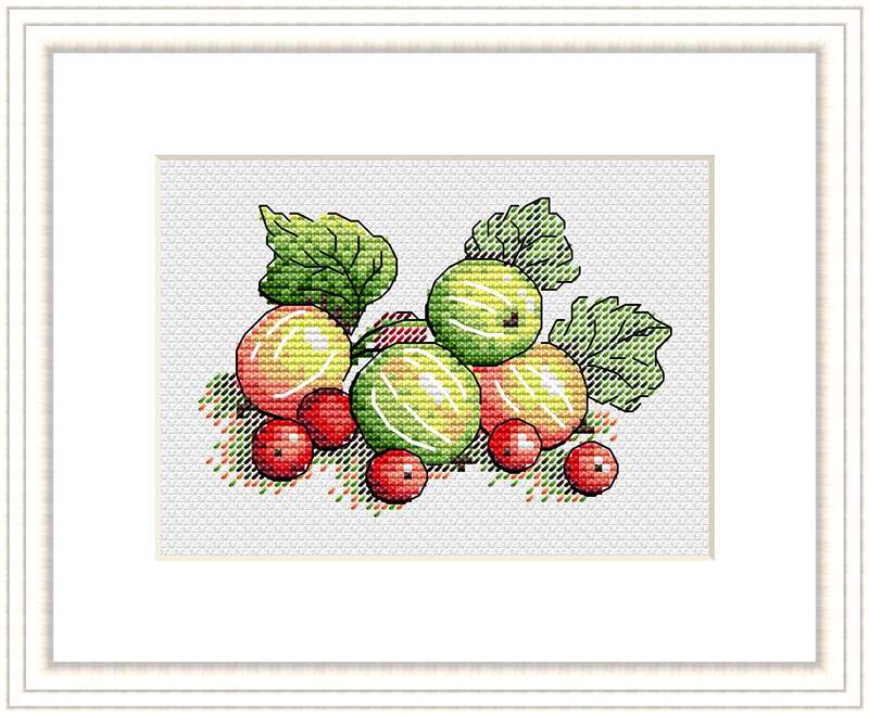 м-592 Набор для вышивания "Душистый крыжовник" м-592 Набор для вышивания "Душистый крыжовник"