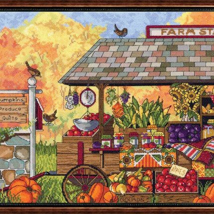 017-0111 Набор для вышивания "Лавка фермера"