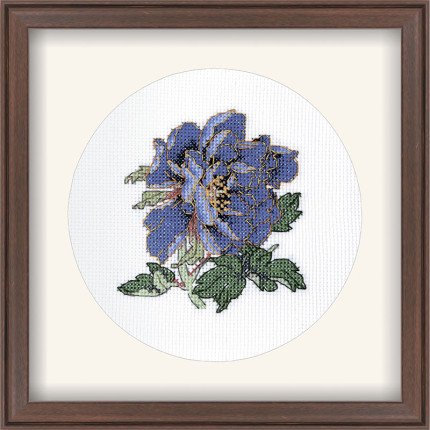 2030845 Набор для вышивания "Великолепие синего пиона"