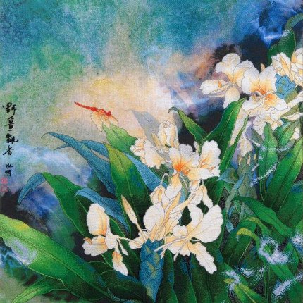 2031201 Набор для вышивания "Белая лилия"