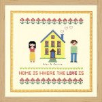 2870702 Набор для вышивания "Дом желтого цвета"