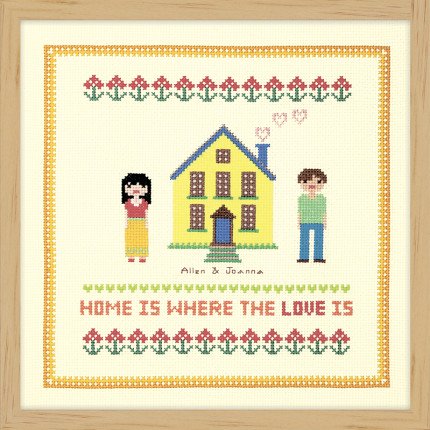 2870706 Набор для вышивания "Желтая мансарда"