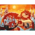 012-AB Картины по номерам Белоснежка Вечерняя сказка 40х50 см