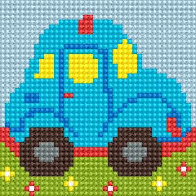 Ah5216 Алмазная мозаика Машинка 10х10 Ah5216 Алмазная мозаика Машинка 10х10