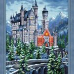 Набор для изготовления картин "АЛМАЗНАЯ ЖИВОПИСЬ" арт.1615 "Нойшванштайн" 40х50 см