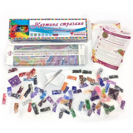 Набор для изготовления картин "АЛМАЗНАЯ ЖИВОПИСЬ" арт.1770 «Краски Нью-Йорка» 70х30 см