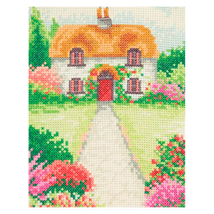 Набор для вышивания Anchor, MEZ, Венгрия "Cottage Garden" 23*16см, арт.AK136