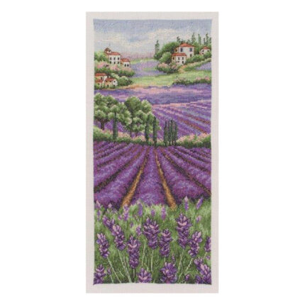 Набор для вышивания Anchor, MEZ, Венгрия "Provence Lavender Scape" 32х14 см, арт.PCE0807