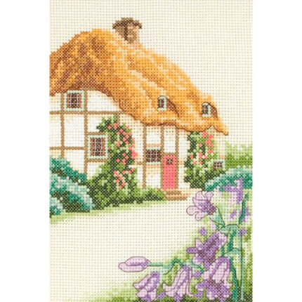 Набор для вышивания Anchor, MEZ, Венгрия "Thatched Cottage" 23*16см, арт.AK121