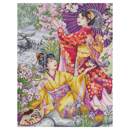 Набор для вышивания Maia, MEZ, Венгрия "Geishas" 30*40см, арт.5678000-01025