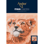 Набор для вышивания Maia, MEZ, Венгрия "Lion Cub - Little Princess" 30*30см, арт.5678000-05046