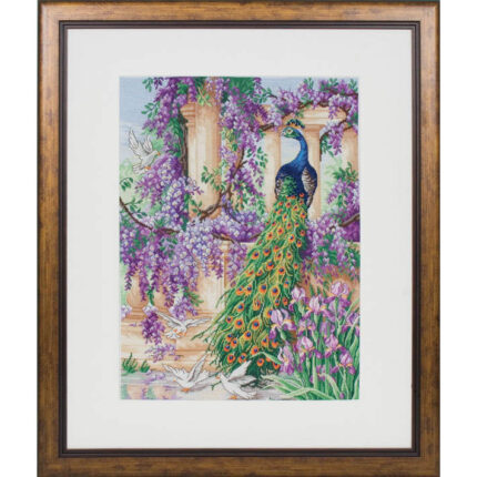 Набор для вышивания Maia, MEZ, Венгрия "The Peacock" 40*30см, арт.5678000-01027